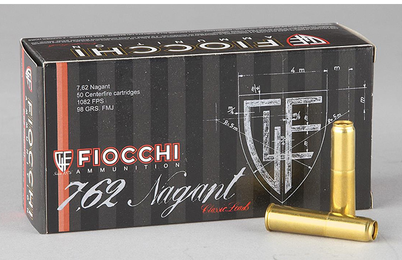 Патрон (Fiocchi) кал. 7.62 мм для револьвера системы «НАГАН» 98 гран — изображение 2
