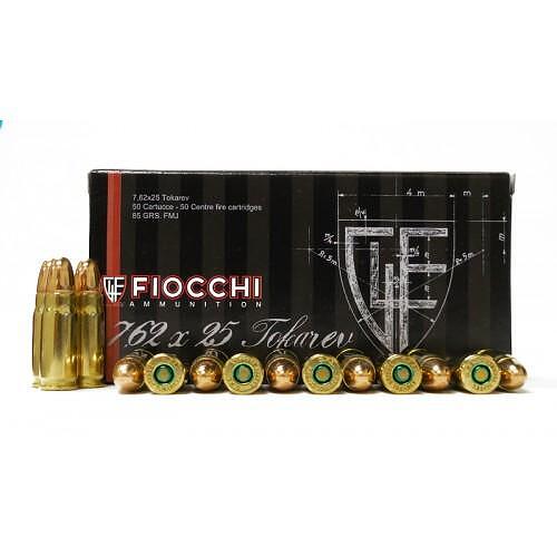Патрон (Fiocchi) кал. 7.62х25 мм для пистолета «ТОКАРЕВА» — изображение 3